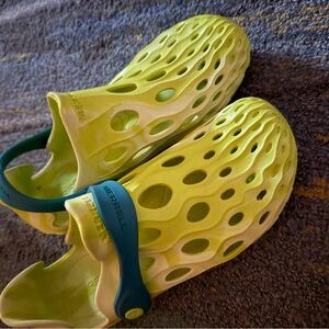 NEW Merrell Yellow and Green Hydro Moc Water Shoes